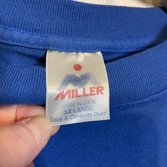VTG Miller single stitch blue tee w/ Branson ‘Where the Stars Come Out!’ Sz XXL - Picture 2 of 9